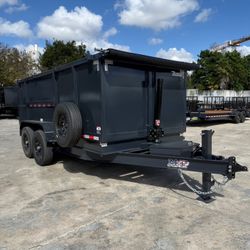 AMP 7 × 14 High Side Dump Trailer 14k