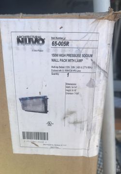 150w high pressure sodium wall pack with lamp