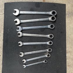  Craftsman Open and Ratchet End Wrench 