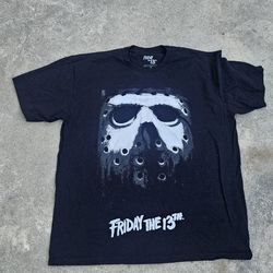 Friday The 13th Black Men's TV Size XL 100% Cotton