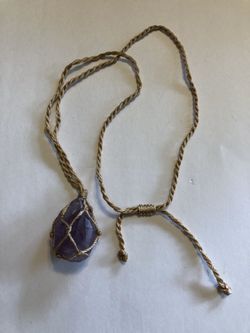 Amethyst necklace
