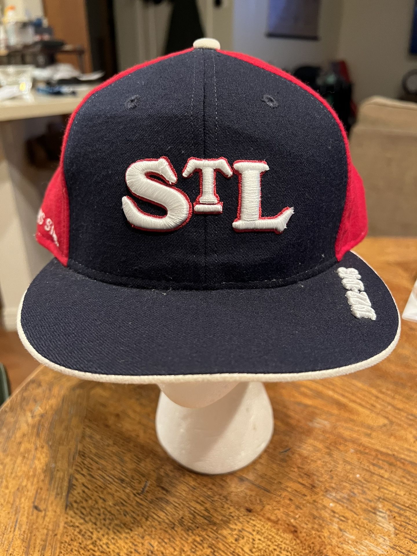 St. Louis Stars Negro League Baseball Cap Wool Fitted Baseball Hat Cap 7 3/4