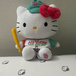 Padres Hello Kitty Plush