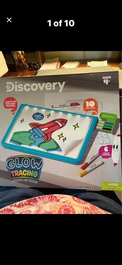 DISCOVERY GLOW TRACING LIGHT UP ART TABLET
