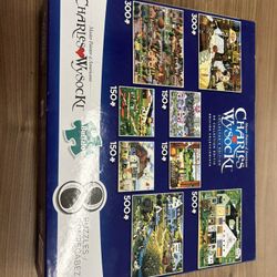 Charles Wysocki 8 Puzzle Set