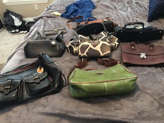 Authentic Dooney & Burke leather handbags $20 each.