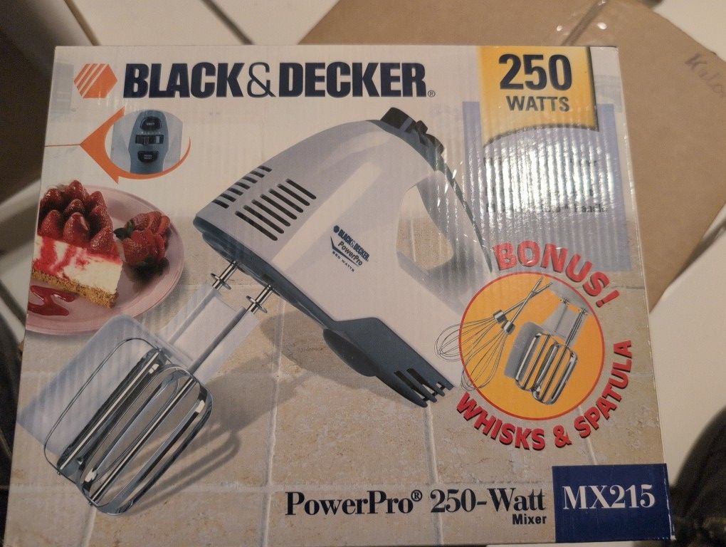 New Black And Decker Powepro MX250 Mixer