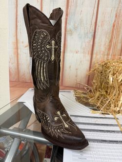 NEW COWBOY BOOTS brown SIZE AVAILABLE 5 and 5.5
