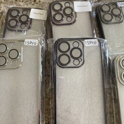 PROTECTORES PARA IPHONE 15 PRO $3 X 10