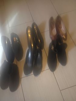 Lot of six pairs of designer shoes