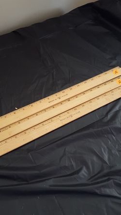 18 inch wooden rulers