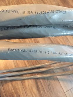 4/0 Alumaflex service wire
