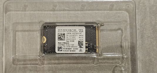 512Gb SSD M.2 2242 NVMe PCIe Gen4x4