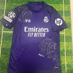 Real Madrid Purple Y3 Jersey L  XL 2XL