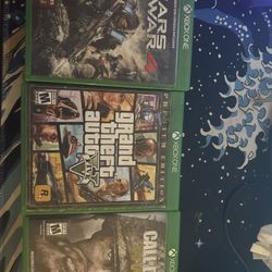 Xbox One bundle (GTA V, COD WWII, GOW4)