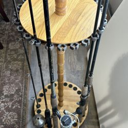 Fishing Pole Rack