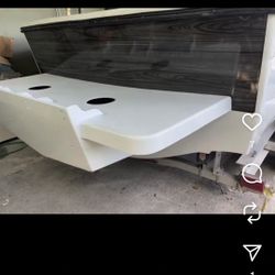 Transom  Repair Fibre Glass Work 