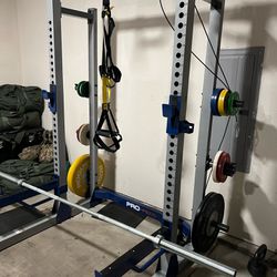 Squat Rack And Accessories