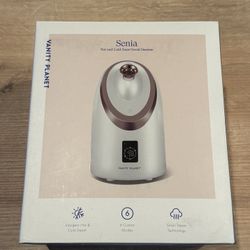 NEW Senia Hot and Cold Facial Steamer by Vanity Planet - Detoxifying Aromatherapy Facial Steamer