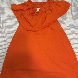 Coral Red Dress