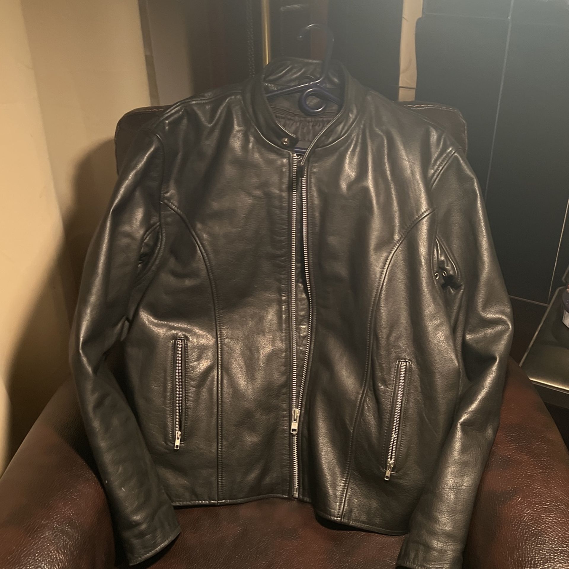 Leather Motorcycle Jacket 