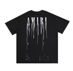 Amiri Paint Drip Graphic T-Shirt Black