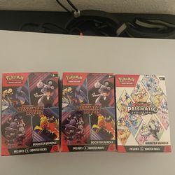 Pokemon Booster Bundles Destined Rivals And Prismatic Evolution