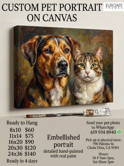 Custom pet portrait