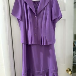 Dawn Joy Purple Dress Set