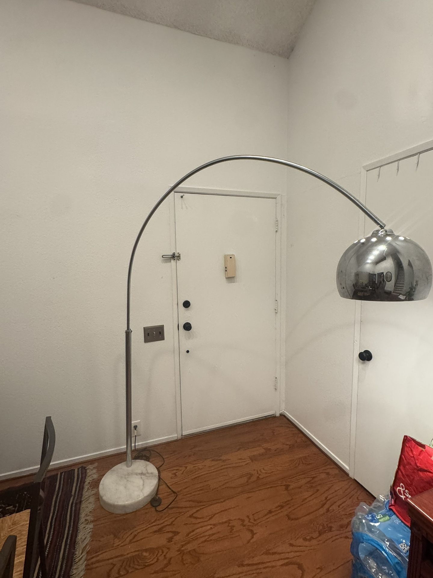 Arc Floor Lamp with Marble Base