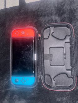Nintendo switch console and carry case