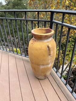 Two Decorative Terra Cotta Pots 