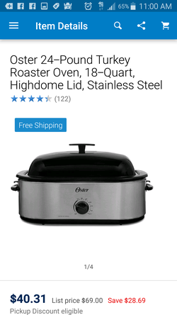 24lb turkey roaster new in box