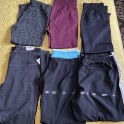 Womens L, XL Workout Pants! Some New!