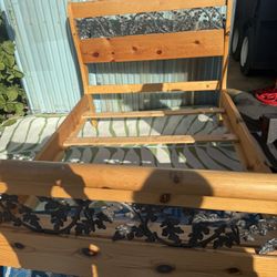 Bed frame With Dresser (set)