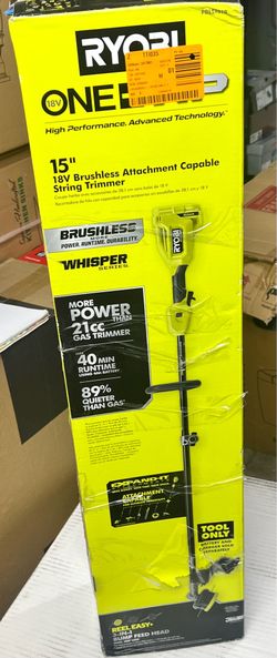 Ryobi ONE+ 18V 15" Brushless String Trimmer