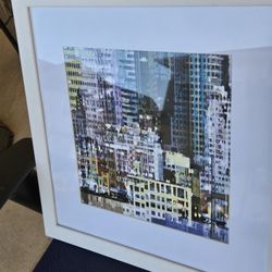 City Scape Painting. 19"x19"