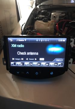 Factory radio for a chevy spark with Gps /Bluetooth/XM RADIO