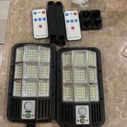 Solar Outdoor Lights, Dusk to Dawn Motion Sensor Flood Light, 6000LM Solar Powered Street Light, IP66 Waterproof Security Wall Lamps with Remote Contr