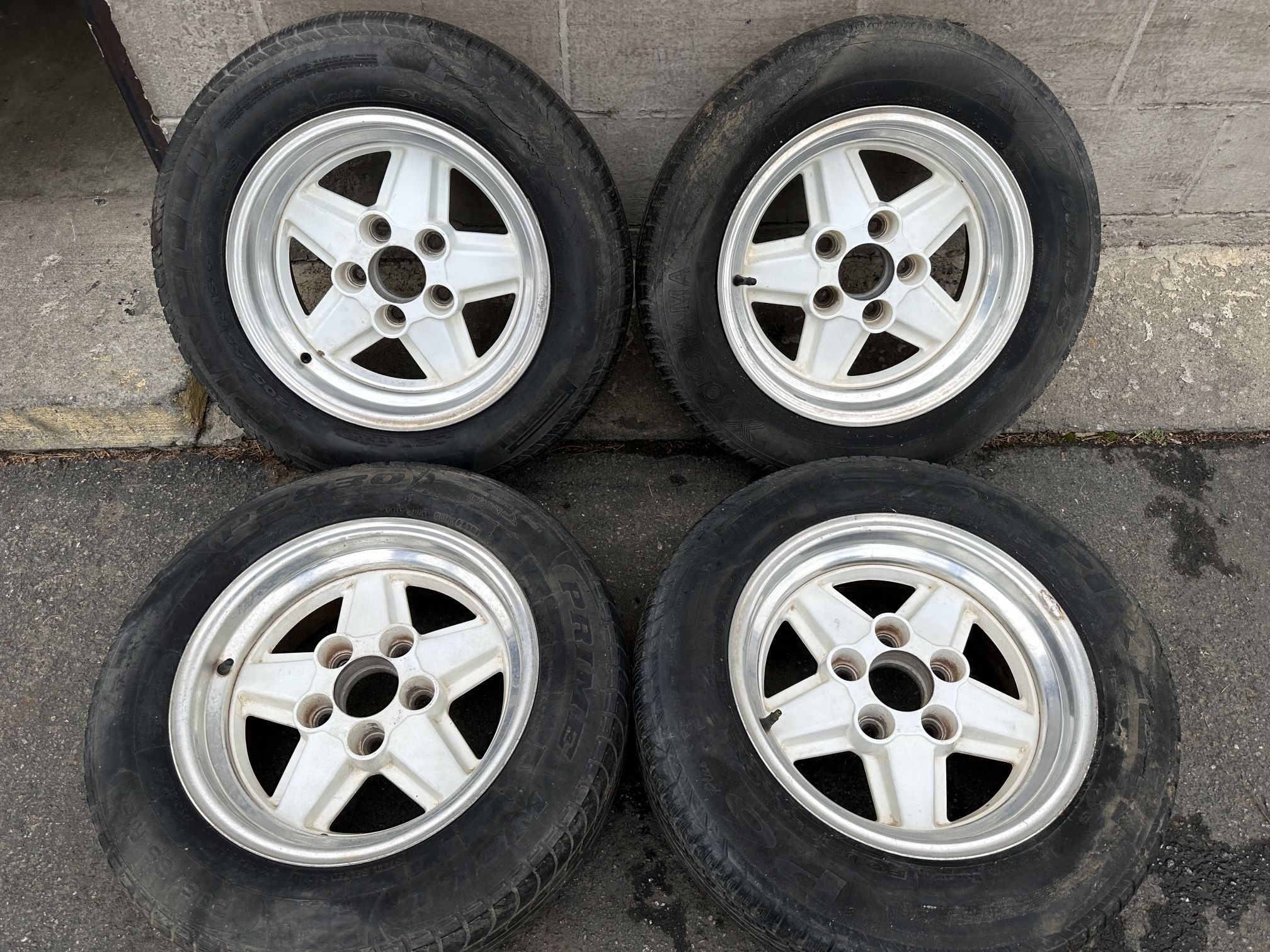 Ronal R9 clones 15x7 inch wheels, Chevy camaro, nova, S10, Jaguar more ...