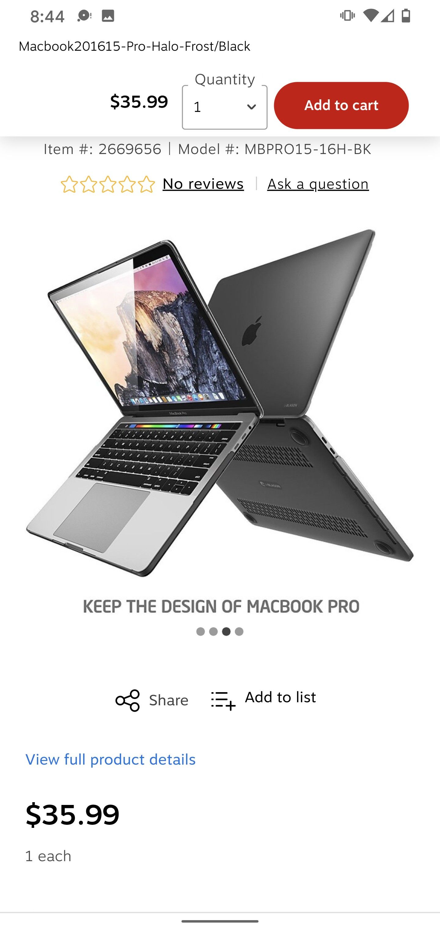 Halo macbook pro case