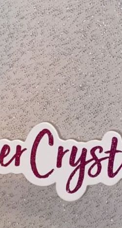 **New** IPhone XS Max Phone Case- Clear With Silver Sparkles