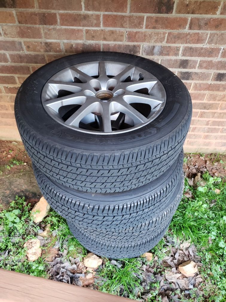 16 inch wheels w/firestone tires