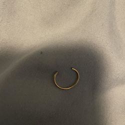 Gold Hoop Ring