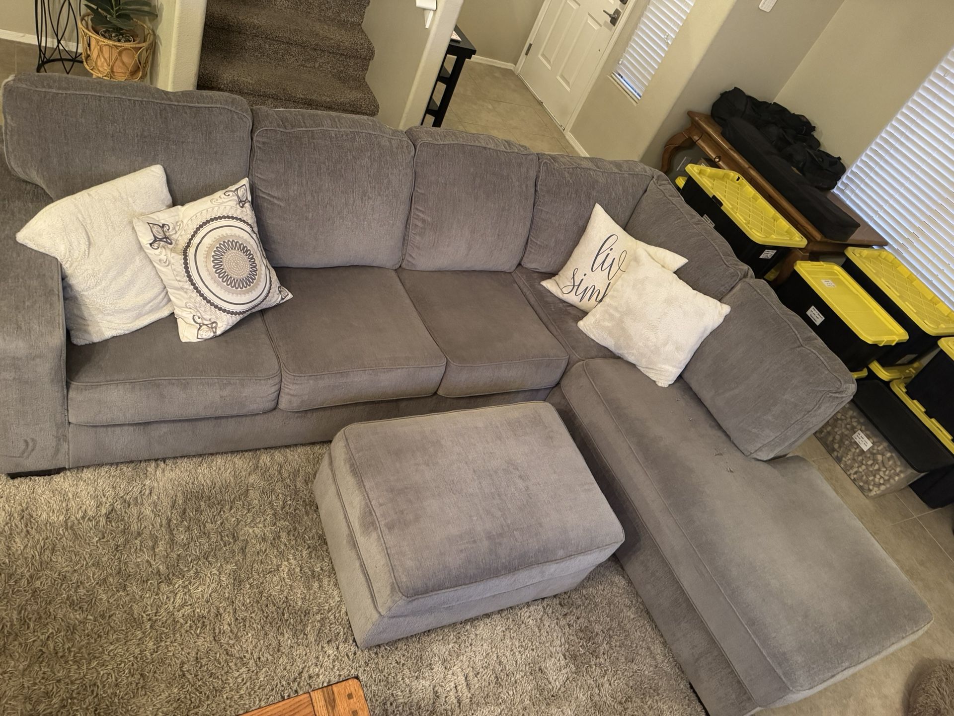 Gray Sectional Couch
