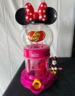 Disney Minnie Mouse Pink and Red Jelly Belly Candy Dispenser