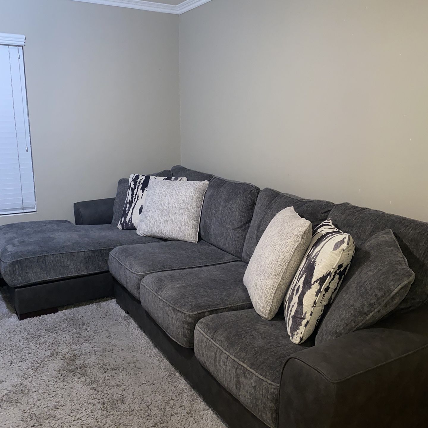 Barely Used L Shaped Sectional Couch