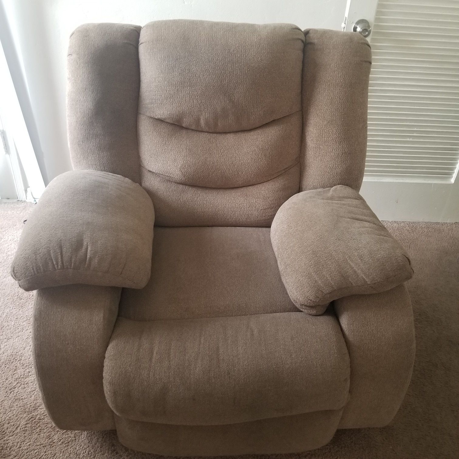 Used reclining sofa and chair