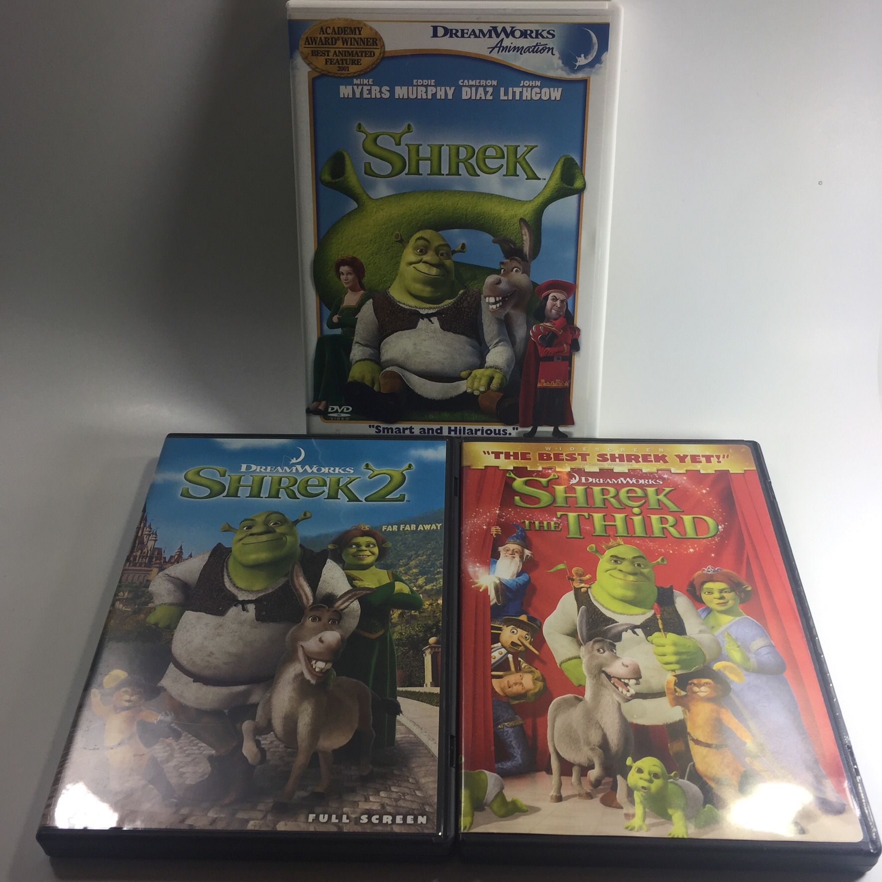 Shrek DVD collection