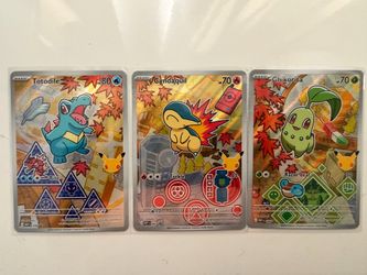 Johto Starters First Partner Pack